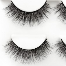 Shidi Shangpin 3D Mink Eyelashes 3 Pairs Natural Cross Section False Eyelashes Beauty Tools