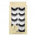 Cross-border new five pairs of false eyelashes 3D imitation mink hair natural thick eyelashes beauty tool