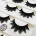 Stage effect thick and long false eyelashes fiber eyelashes 5 pairs set cross-border supply