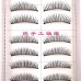 Shidi Shangpin natural and realistic nude makeup eyelashes hand-woven 10 pairs of false eyelashes 168#