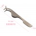 Multifunctional stainless steel pointed elbow tweezers false eyelash grafting tweezers auxiliary tool clip eyelashlist