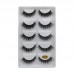 5 pairs of new 3D imitation mink false eyelashes handmade natural thick eyelashes factory direct sales