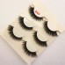 3d chemical fiber false eyelashes three pairs of natural thick imitation mink false eyelashes amazon source can be customized