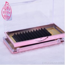 Beauty salon exclusive Korean hollow flat hair thick and soft style matte grafted eyelashes single dense lined false eyelashes