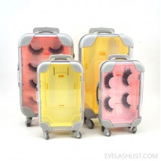 New trolley case packing false eyelashes handmade two pairs of luggage eyelashes three-dimensional natural eyelashes ebay