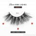 amazon mink false eyelashes 3D stereo cross eyelashes handmade false eyelashes