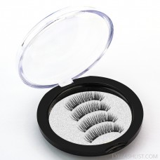 3D double magnetic glue-free false eyelashes magnetic eyelashes magnet eyelashes amazon direct