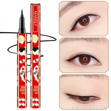 Manshili White Crane Chinese Eyeliner Waterproof, Sweat-proof, Non-marking, Long-lasting, Non-Smudge Beginner Makeup Beauty