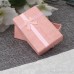 5*8 Jewelry Box Jewelry Bowknot Box Gift Packaging Box Earrings Storage Paper Box World Cover Female