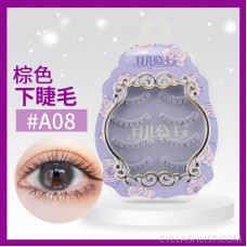 Lower eyelashes A08 hand-made sharpened supernatural cross-y type natural and realistic COS Japanese daily