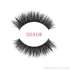 New product 3D mink hair A08 false eyelashes European and American export soft natural high-end false eyelashes amazon