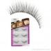 False eyelashes 3d eyelashes 0.05 coarse hair, natural soft and transparent stem 3 pairs amazon3D-05