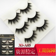 3D-A05 handmade false eyelashes ebayamazon3D eyelashes European and American foreign trade amazon hot style fashion sexy eyelashes