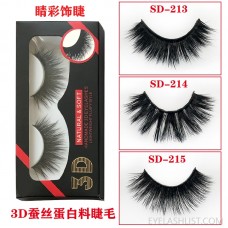 Silk protein false eyelashes ebayamazon 3d eyelashes new hot sale amazon hot style handmade eyelashes