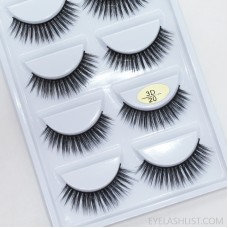 3D chemical fiber false eyelashes five pairs set natural and realistic eyelashes amazon source amazon direct sales
