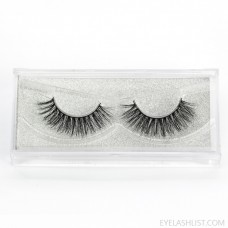 Hot selling 3D mink in Europe and America false eyelashes A15 hand-woven natural soft stalked eyelashes natural