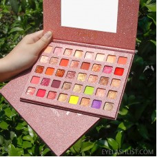 Color is 40 color eyeshadow palette net red the same earth color eyeshadow mashed potatoes glitter pearlescent easy to color amazon direct sales
