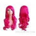 Wig European and American chemical fiber Cosplay female cos wig cap headgear 80cm long curly hair color spot ebay