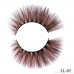 Direct supply from amazon Hand-woven new mink velvet handmade color false eyelashes thick natural eyelashes