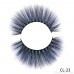 Direct supply from amazon Hand-woven new mink velvet handmade color false eyelashes thick natural eyelashes