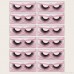 Amazon Magefy 12 pair of imitation eye eyelashes makeup tools thick natural fiber 3D fake eyelashes