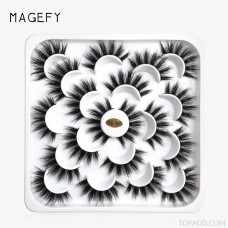 eBay / Amazon / Aliexpress Magefy 10 Contact 5D mushprints Natural Concentrate Pseudo Egraded Makeup Tools Magnet Eyelashes