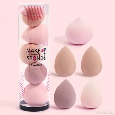 Amazon MaAnge 5 cylinder sponge powder beauty makeup cotton powder 扑 powder 美 蛋