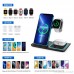 Three-in-one wireless charger suitable for AppleWatch Watch IWATCH Apple 13 Chart iPhone12 fast bracket magazine Magsafe base airpods Bluetooth headset