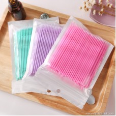 Factory direct graft eyelash cotton swab disposable small cotton swab pregnancy eyelash surgery special micro cleaning rod