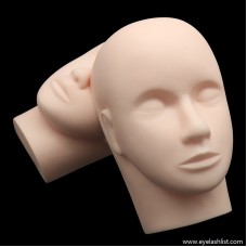 Grafting eyelashes special head mold beauty makeup tattoo exercise model head dummy head silicone closed eye mold model