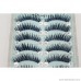 Dingsen false eyelashes manufacturers wholesale black and blue false eyelashes 10 pairs of H76 cotton line stem popular beauty tools