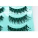 False eyelashes cross messy nude makeup natural realistic 5 pairs of eyelashes transparent stem pure hand factory wholesale