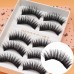 E01 Japanese 5 pairs loaded thick cross messy explosion stage smoked makeup manufacturers low-cost wholesale false eyelashes
