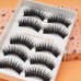 E01 Japanese 5 pairs loaded thick cross messy explosion stage smoked makeup manufacturers low-cost wholesale false eyelashes