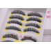038 nude makeup natural realistic handmade ten pairs of soft and comfortable false eyelashes support custom manufacturers wholesale