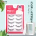 Factory direct cross section false eyelashes natural nude makeup long section cotton thread stem new products