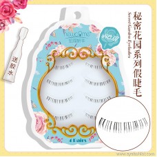 New Zealand Chinese false eyelashes Lower eyelashes 04 4 pairs of hand-grinding eyelashes factory wholesale