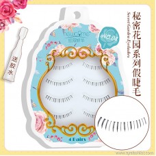 New Zealand Chinese false eyelashes Lower eyelashes 01 4 pairs of hand-grinding eyelashes manufacturers wholesale