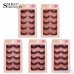 New poetry Di Shangpin 3D mink hair false eyelashes Natural thick eyelashes 5 pair G900