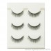 New 3D chemical fiber false eyelashes Hand-woven three pairs of eyelashes Natural long eyelashes Wholesale