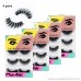 37 four pairs of mane false eyelashes wholesale thick curl eyelashes processing custom fake eyelashes wholesale