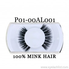 Xin Shi Li 3D False Eyelashes 100% Mink Hair Pure Handmade False Eyelashes P01-00AL001