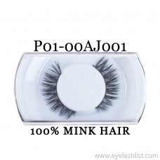 Xin Shi Li 3D False Eyelashes 100% Mink Hair Pure Handmade False Eyelashes P01-00AJ001