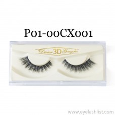 Xinshili 3D False Eyelashes Imported Fiber Handmade False Eyelashes P01-00CX001