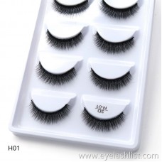 Mane five pairs of 3DH-01 mink false eyelashes false eyelashes