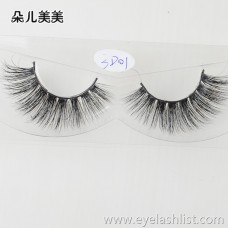 Sale 3D Mink Eyelashes Natural Thick False Eyelashes
