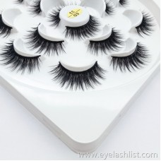 New seven pairs of fake eyelashes, flower disc eyelashes, curling, multi-layer, three-dimensional realistic cross section