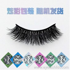 6D stereoscopic thick multi-layer false eyelashes seven pairs of flower disk false eyelashes stereo thick long multi-layer cross