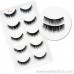 012 Cross-border eyelashes Handmade Five pairs of false eyelashes Natural soft and comfortable eyelashes